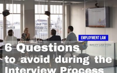 Interview questions to avoid during the hiring process